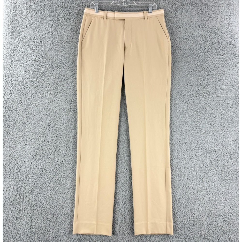 G/FORE Golf Pants Men's 32x34 Tan Straight Leg Performance Twill Trousers